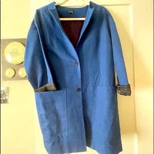 Steven Alan cotton coat 3/4 length fully lined